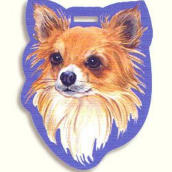 Westport Bags Long Hair Chihuahua Baggage Luggage Tag Dog Pets